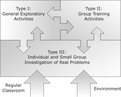 Enrichment triad model. .